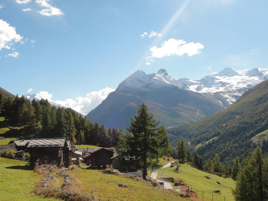 Apartamento Haus Alpenstern Saas-Grund Exterior foto