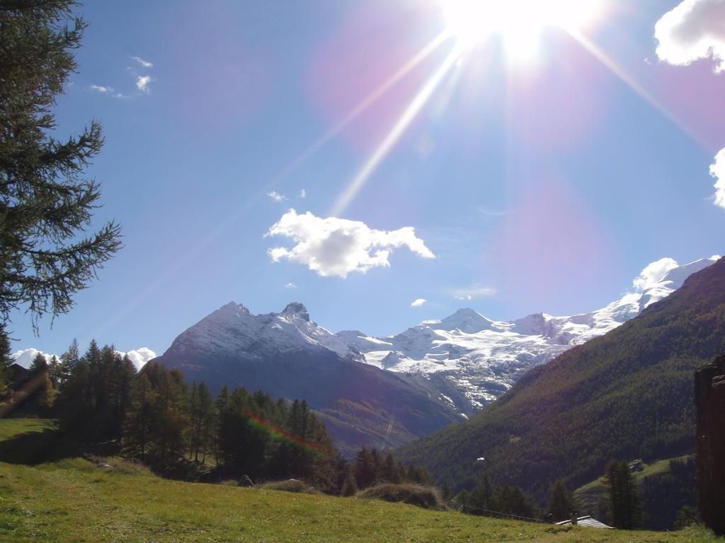 Apartamento Haus Alpenstern Saas-Grund Exterior foto