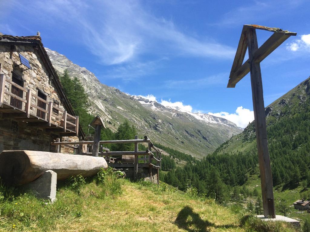Apartamento Haus Alpenstern Saas-Grund Exterior foto